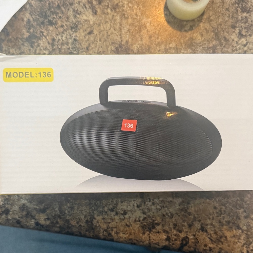 #17 Portable Black Bluetooth Speaker